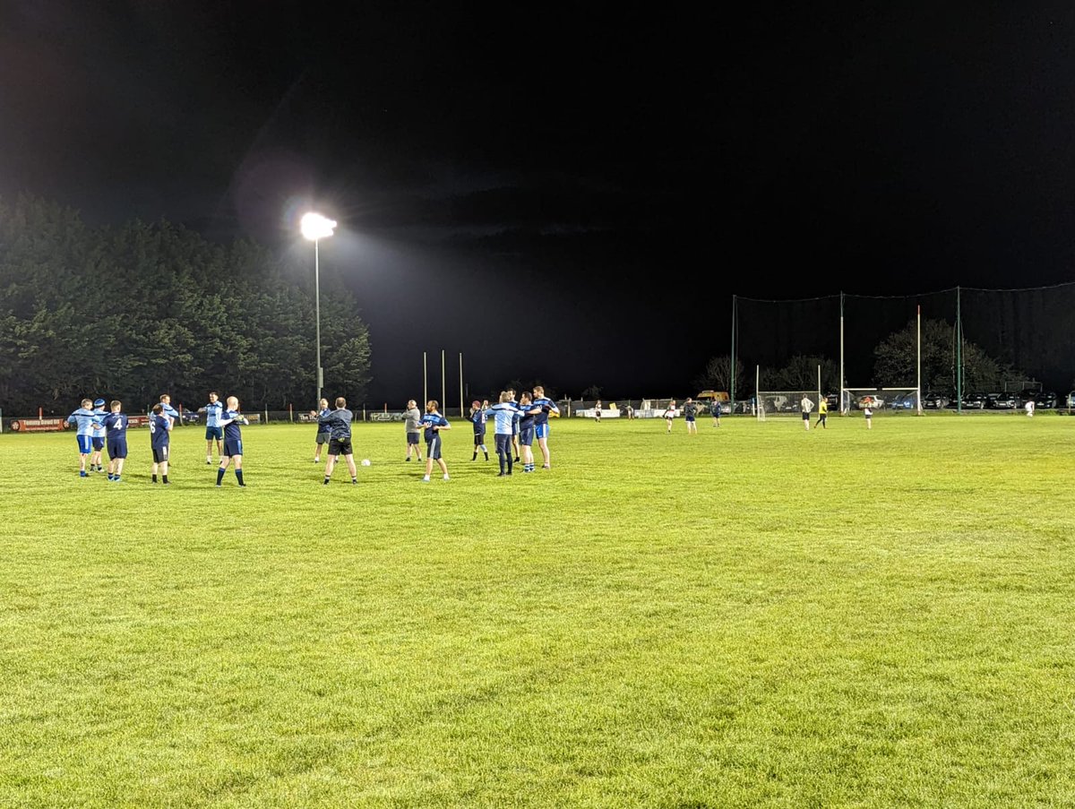 Robalcam's tweet photo. 4.30am throw in..😳 is this a solution to pitch/match schedules?😁
 @StColmcillesGAA #DarknessIntoLight https://t.co/p5Uwra94UH