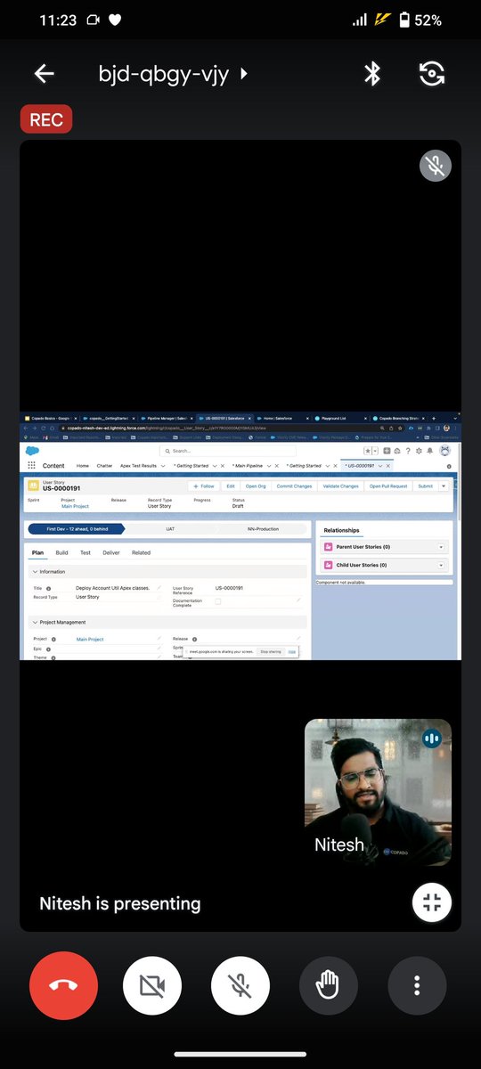 Abhi_mishra1996's tweet photo. Sucessful created the user story 

#CopadoCommunity,#CopadoBLR #CopadOJAI #Copado #CopadoUserGroups 

@abhinavguptas 
@iKishorebt 
@gauravkheterpal 
@tarungupta051 
@AndrewDavis_io 
@nitssnatha https://t.co/KCZtIKMiMk