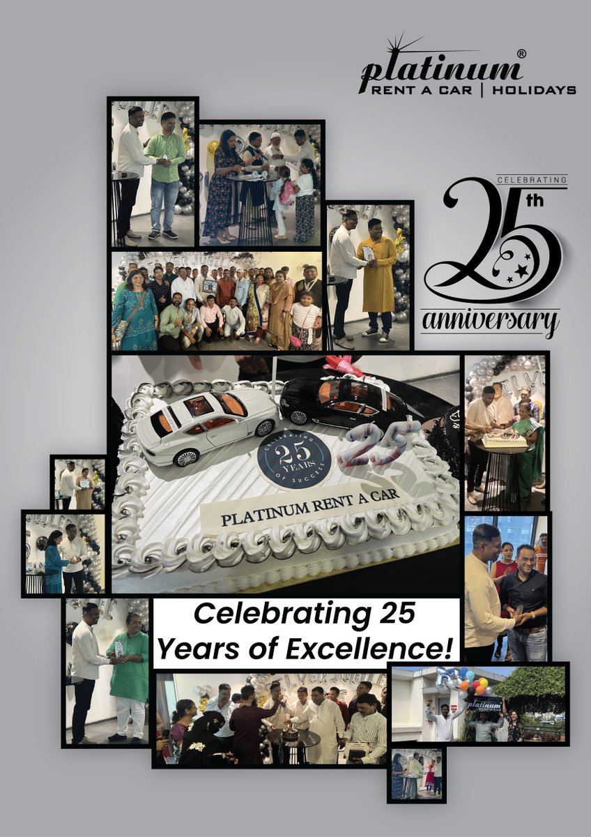PlatinumMumbai's tweet image. An electrifying celebration of 25 years! The energy at Platinum's event gathering was contagious as employees, fleet pilots, and their families came together to commemorate our incredible journey.

Team Platinum Group

#PlatinumGroup #25years #Gratitude