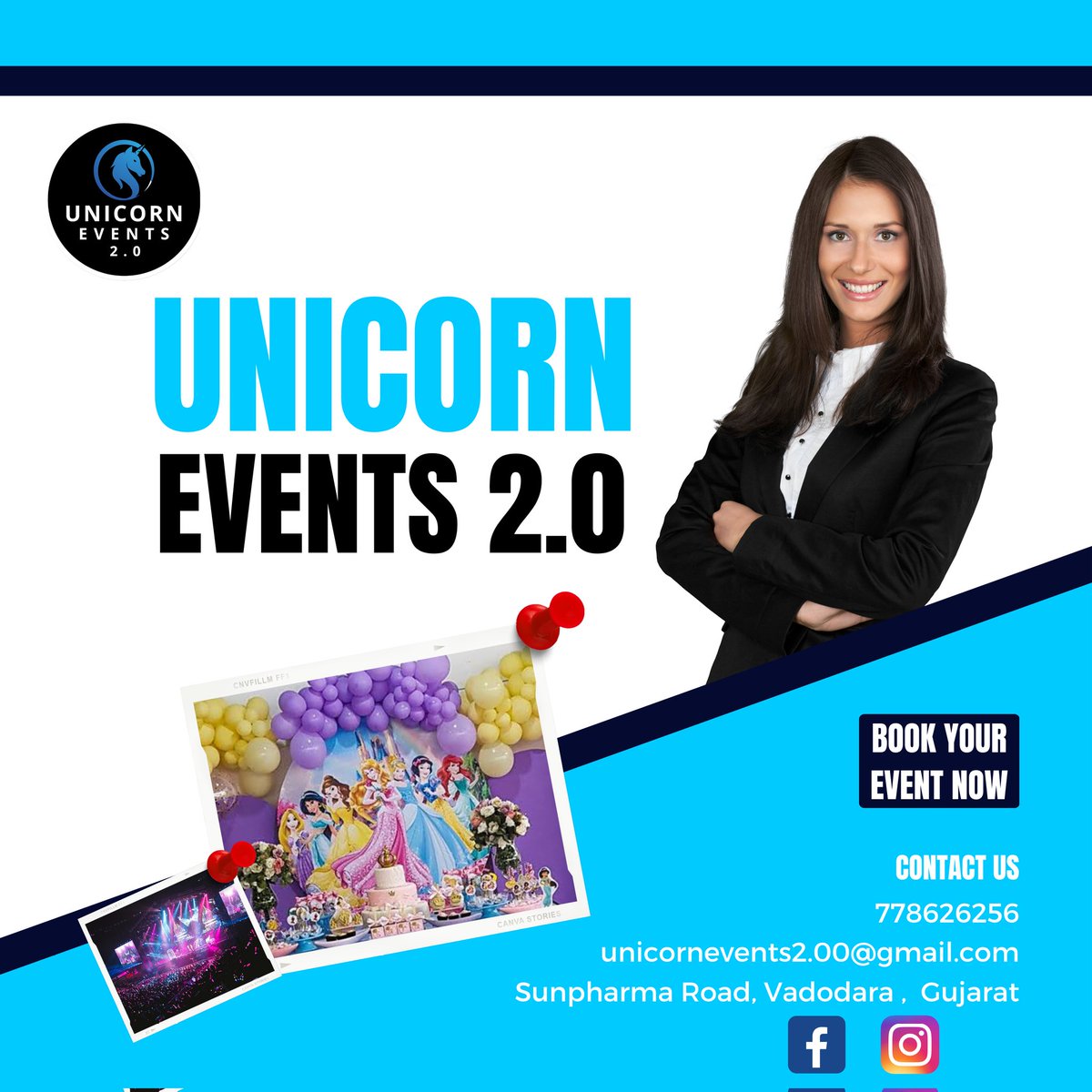 Follow, like and share the Unicorn Events 2.0  

 #eventplanner #weddingplanner  #photographywedding  #themebirthdayparty #partyplanner #lasershow #videography #videographylife #videographywedding #programs  #campaigns #campaignshoot #CampaignManagement #campaigning
