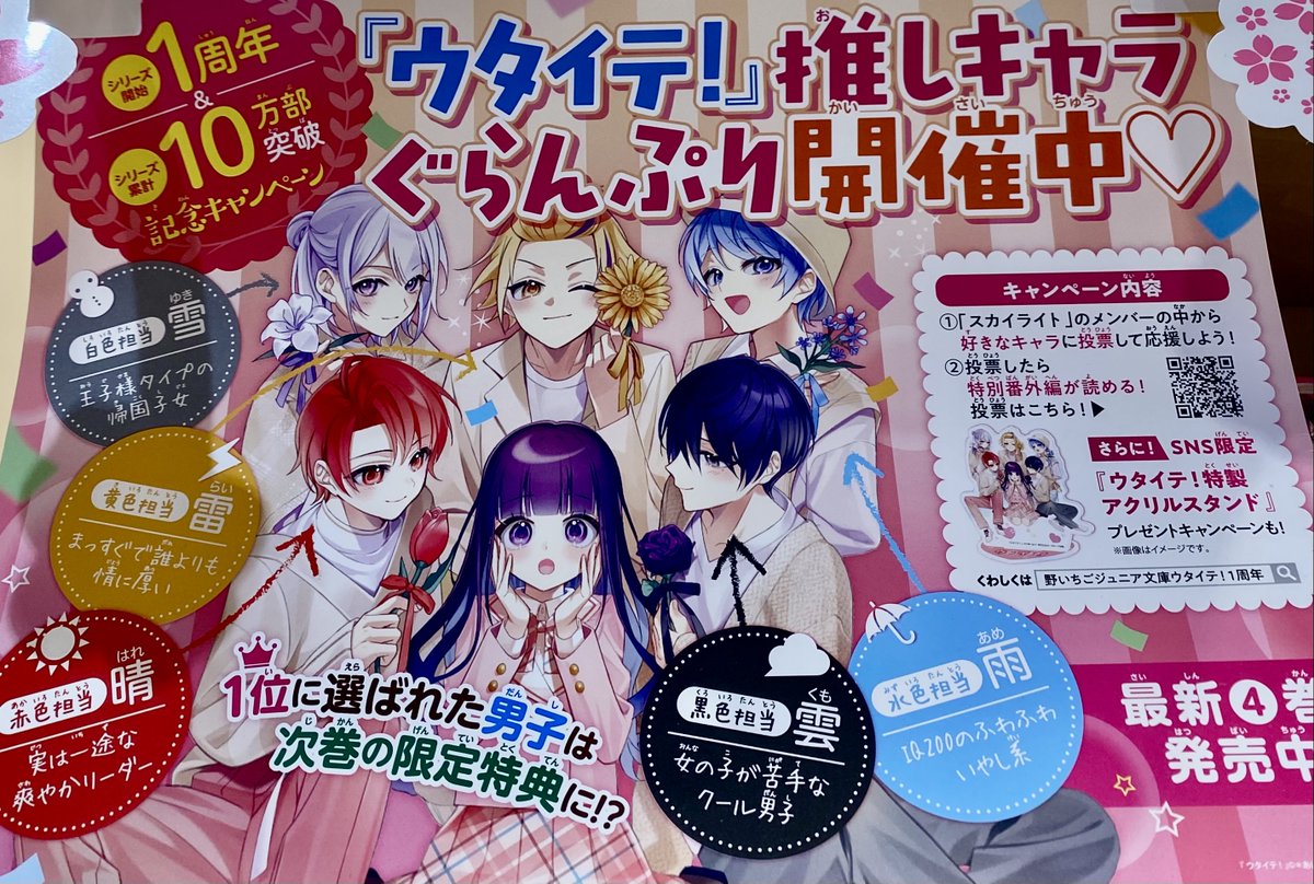 ms_makuharishin's tweet photo. ❤️溺愛されたい❤️
❤️守られたい❤️
❤️胸キュンいっぱい❤️
🍓野いちごジュニア文庫🍓

まずは一冊読んでみませんか😍

@sthanbai
#野いちごジュニア文庫推してます
#未来屋書店幕張新都心店 https://t.co/jhISEKqdFy