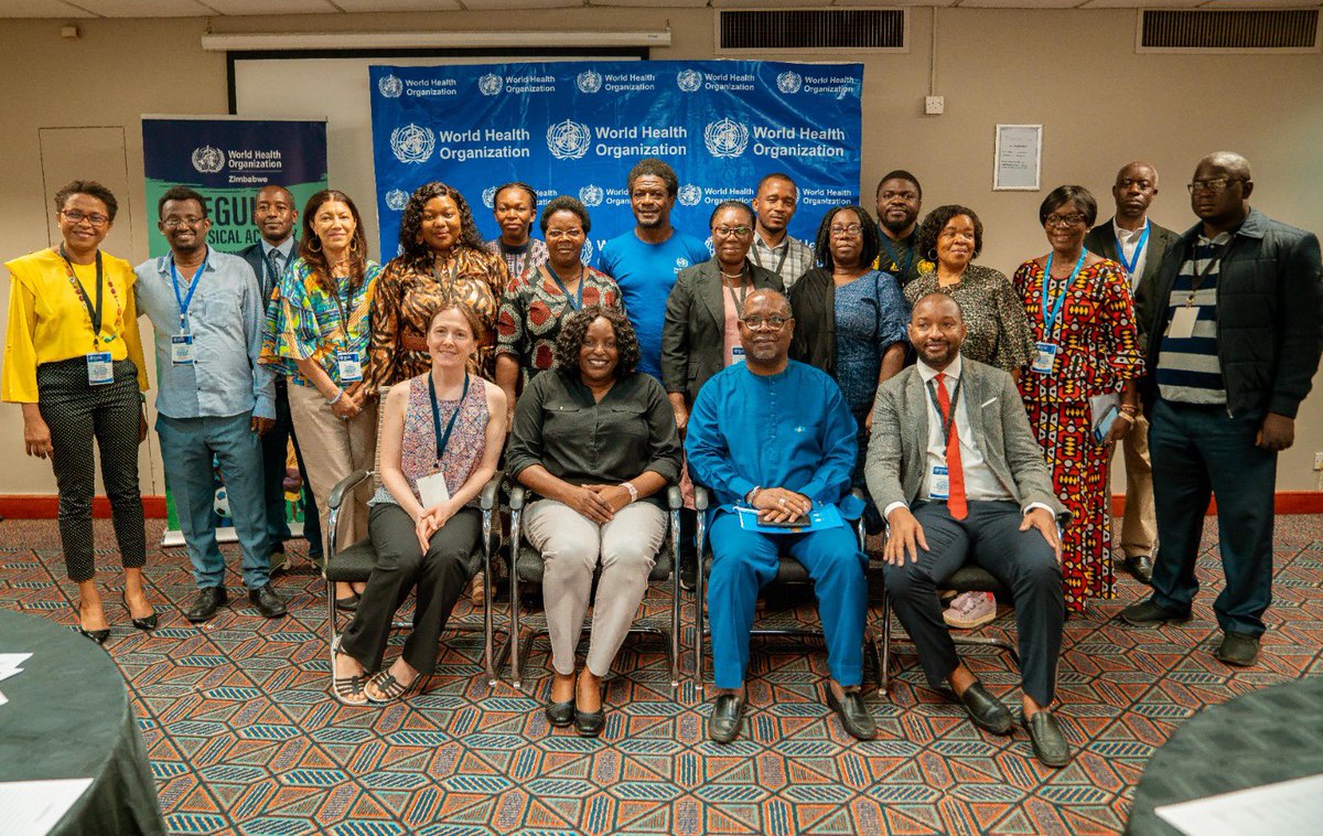 WHO_Zimbabwe's tweet photo. To combat the rising prevalence of Non-Communicable Diseases (NCDs) in our country &amp; across the continent, @WHO recently conducted a training  to effectively coordinate &amp; implement the Global School-based Student Health Survey (GSHS). 

Learn more: 🔗https://t.co/dFSuAgE1vD https://t.co/oTMahzpzZD