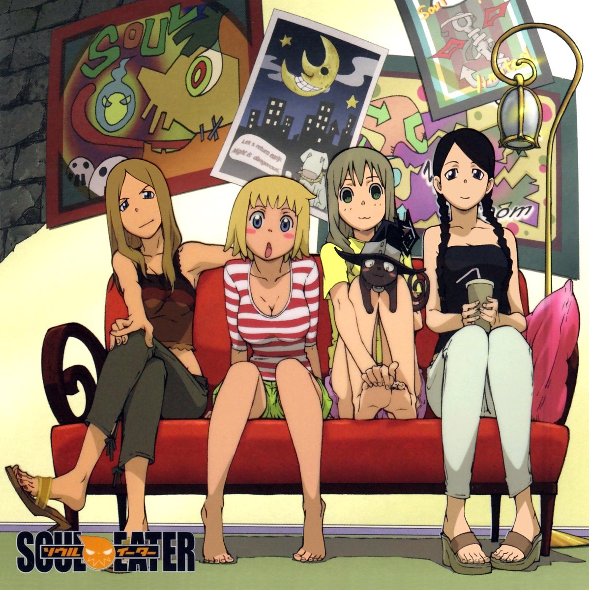 Illustration by Yoshiyuki Ito (伊藤嘉之) Source: Soul Eater (ED2