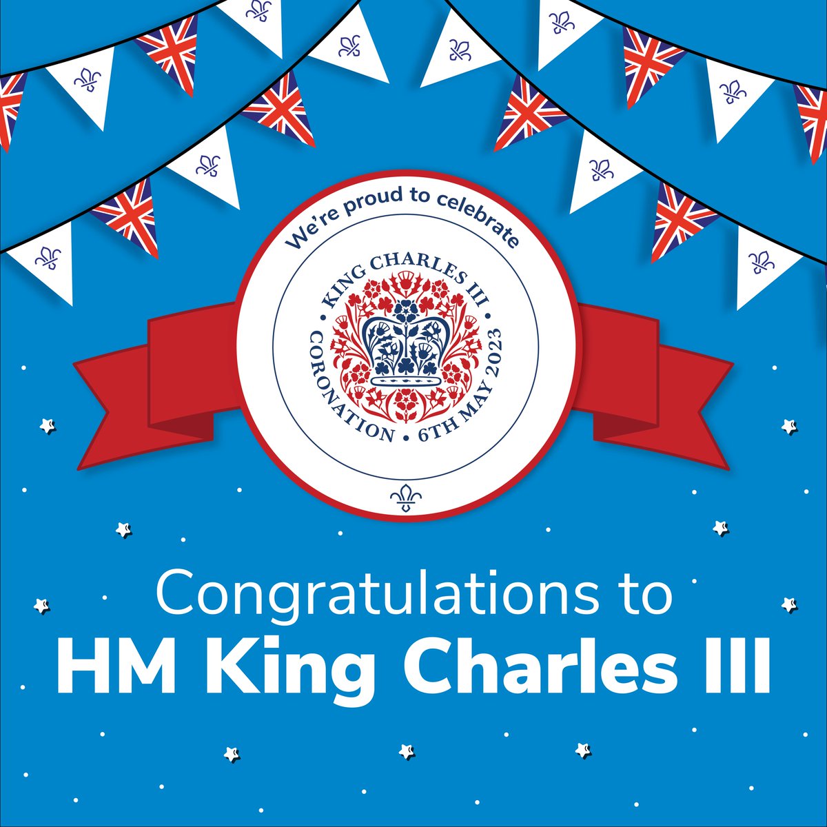 Today we’re celebrating the #Coronation of HM King Charles III. It’s an opportunity for us all to reflect on service to others, which is a key part of our Promise and values.