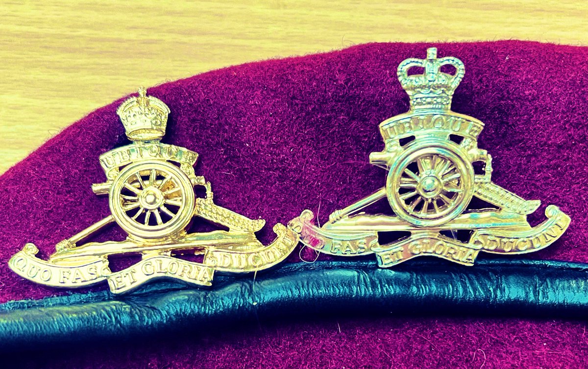The moment you change your Capbadge after 19 Years wearing the same one to HM The King.

Today is gonna be a big day.