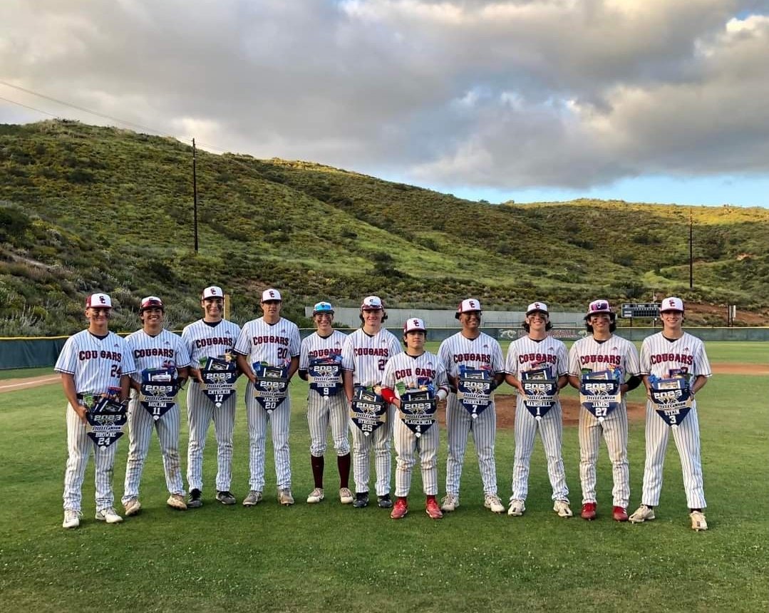 Steele_Baseball's tweet photo. Steele Canyon Senior Night!
Great to see these boys throughout their time at SCHS.  They have served their school and community well both on and off the field!
Wishing all of our seniors much success in the future in whatever they do.
Special Thanks to our Cougar MOMS!! Rah Rah! https://t.co/0YJJ4JBfos