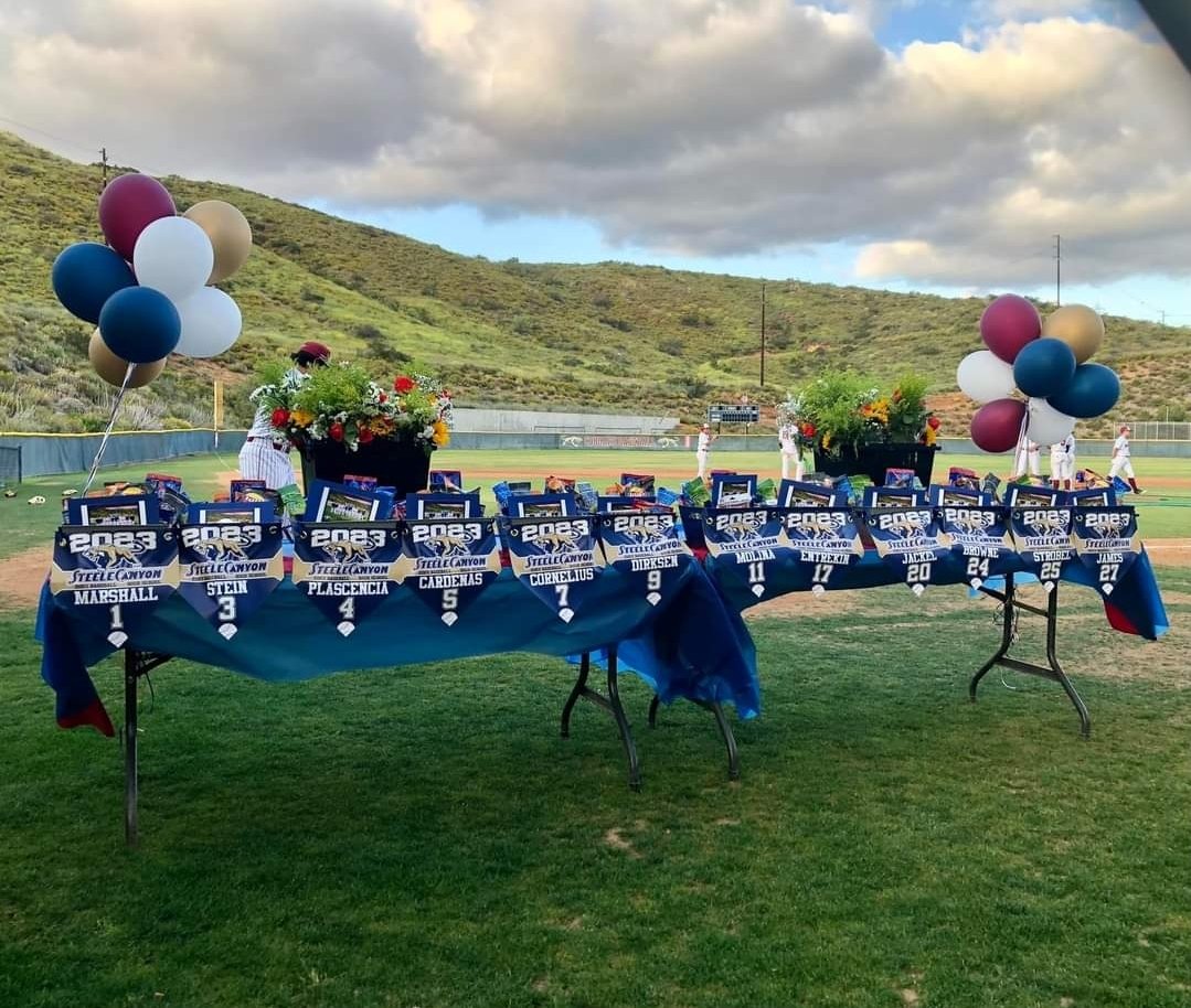 Steele_Baseball's tweet photo. Steele Canyon Senior Night!
Great to see these boys throughout their time at SCHS.  They have served their school and community well both on and off the field!
Wishing all of our seniors much success in the future in whatever they do.
Special Thanks to our Cougar MOMS!! Rah Rah! https://t.co/0YJJ4JBfos