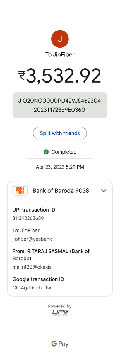Thullu_Baba_'s tweet photo. Pathetic service from JioFibre @JioCare . Asked for second payment while the first payment was successful stating that no fibre connection will be made if I don't do the second payment and that the first payment will be reversed since it wasn't credited to their server. https://t.co/JDitaQc09d