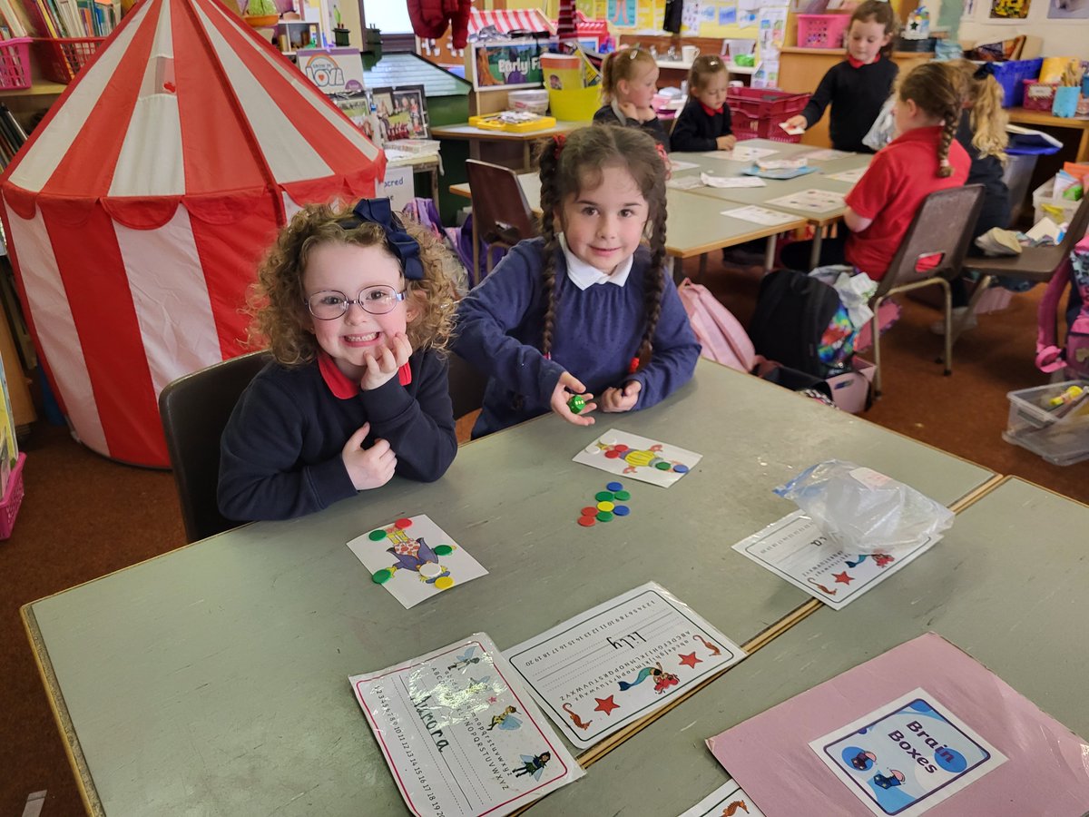 bhride_scoil's tweet photo. Infants began 'Maths for fun' yesterday and enjoyed it greatly! Every Friday the girls will engage in board games incorporating maths concepts they have learned throughout the year. #mathsforfun https://t.co/OKjXzmjfNv
