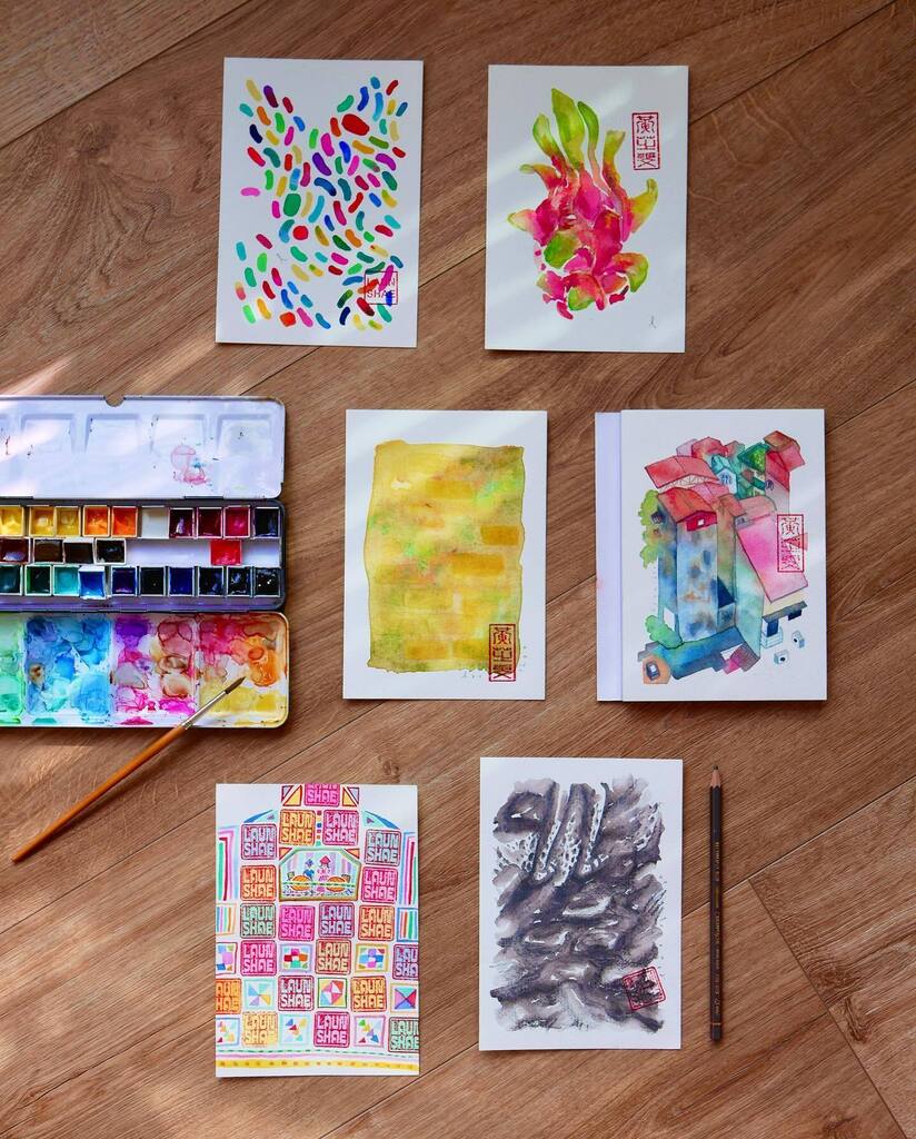 launshae's tweet photo. wrote an essay on rediscovering art in Hanoi,

“In these recent years my interest has been focussed on the fiber arts—crocheting and sewing colourful garments in any possible way. I would paint or make some form of digital art now and then, but it’s been… https://t.co/VzOHoMjTyc https://t.co/FJ6qM0nDva