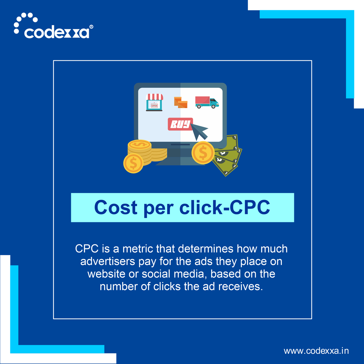 CodexxaIndia's tweet photo. Avoid using technical terms related to digital marketing. Let Codexxa explain the jargon to you in simple words.
https://t.co/XU5YrOY6nF
#codexxa #it #codexxaindia #digitalmarketing #glossaryterms #digitalterms #digital
#technicaljargons #seo #marketingagency https://t.co/MPJzLrISOS
