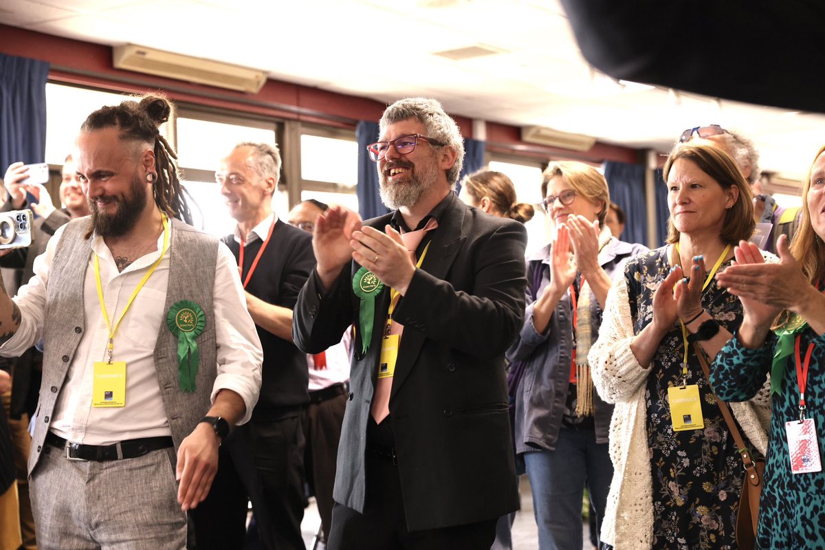 THANK YOU!💚FIVE GREEN COUNCILLORS ELECTED IN #BOURNEMOUTH! 💚💚💚💚💚

Kate &amp; Joe Salmon and <a href="/alasdairkeddie/">Alasdair Keddie</a> became #BCP Green councillors #3, #4 and #5, with #GreenGains in MOORDOWN and QUEEN'S PARK &amp; CHARMINSTER, alongside <a href="/SimonRBull/">Simon Bull</a> &amp; <a href="/_CJR_/">Chris Rigby</a> safely returned in WINTON EAST.