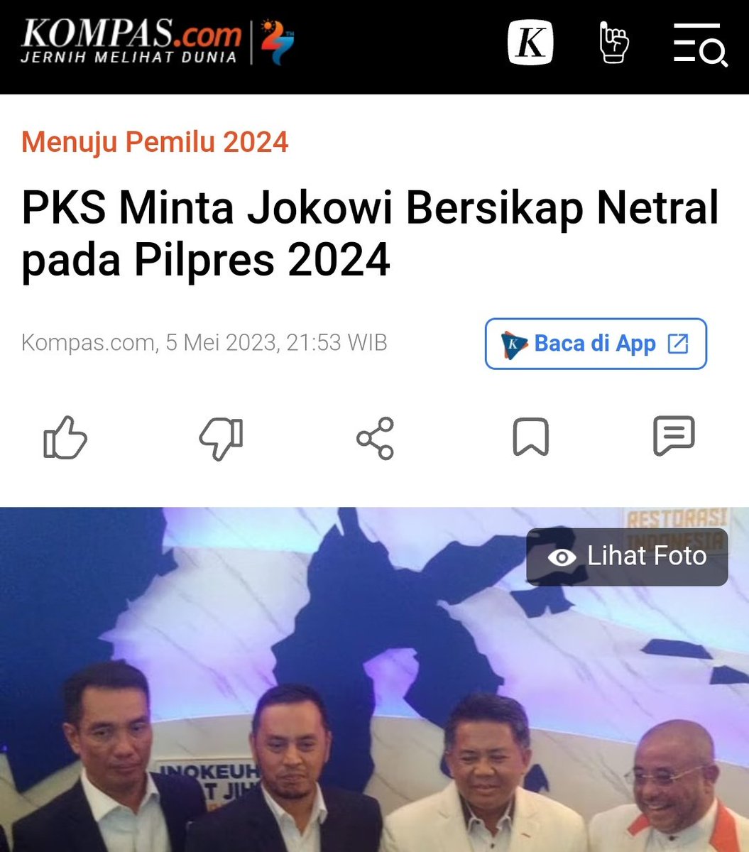 Mungkin mereka lupa, presiden itu produk politik yang mengakar dari partai politik. Kalau seorang presiden mendukung kader yang diusung partai politiknya, lalu salahnya dimana?  This is how politics works!