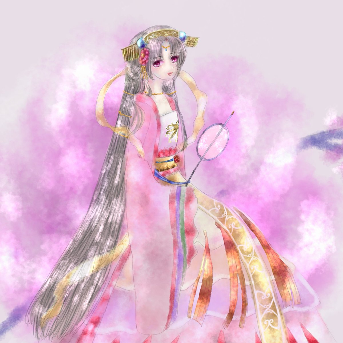 kaonamesan_sub's tweet photo. 過去作
「西宮娘々」

フォルダ遡ってたら十年も前の作品が出てきて震えた https://t.co/bbXCfkmHz2