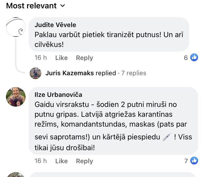 ie_va's tweet photo. SPKC : te būs apraksts par putnu gripu un kā sevi pasargāt.
Komentāri : uga buga, aFēRa, ŠpRiCEs 😆😡😤.

*dies inside* https://t.co/EPSu47QqZD