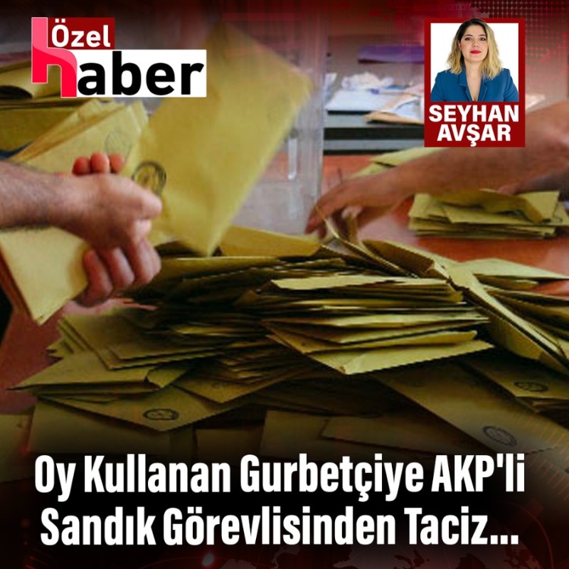 halktvcomtr's tweet photo. Oy kullanan gurbetçiye AKP'li sandık görevlisinden sözlü taciz... İlçe seçim kurulu başını kuma gömdü

Haber: Seyhan Avşar 
@seyhanavsar