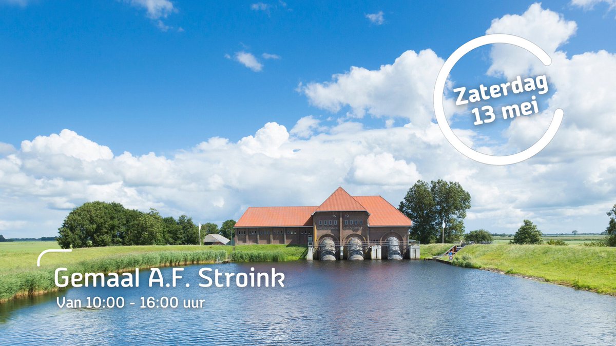 WDODelta's tweet photo. Volgende week is het de nationale molen- en gemalendag! Wij openen daarom op zaterdag 13 mei de deuren van onze gemalen: #Zedemuden in #Zwartsluis en #Stroink in #Vollenhove. Bij welk #gemaal ga jij een kijkje nemen? 👍💦 Meer info: https://t.co/Og0EVynDLp https://t.co/wkw9dC5Pt8