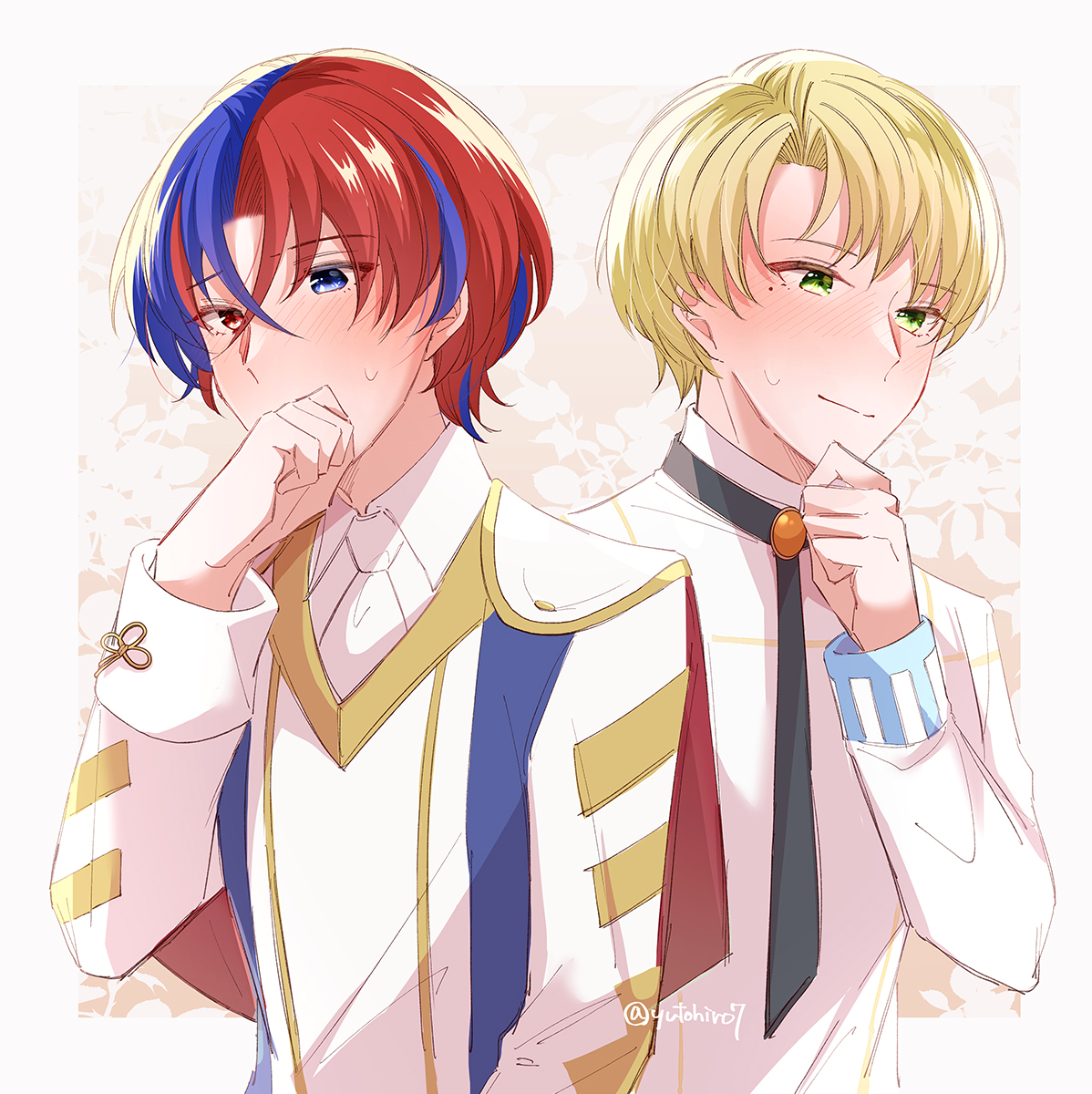 「リュアル。照れ顔描きたかった」|ゆと@原稿のイラスト
