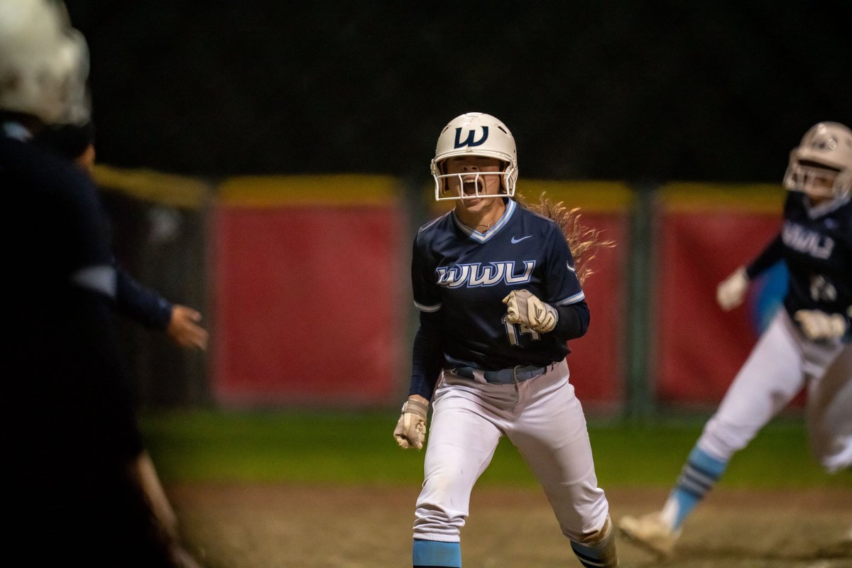 WWUAthletics's tweet photo. Get yourself a hype person like McKenna Crum!

Lots to be excited for with the performance by @WWU_Softball in the late innings of Friday's 15-6 win over Saint Martin's in a GNAC Championships elimination game.

📸 : Ethan Cairns https://t.co/mC3T0IjOE7