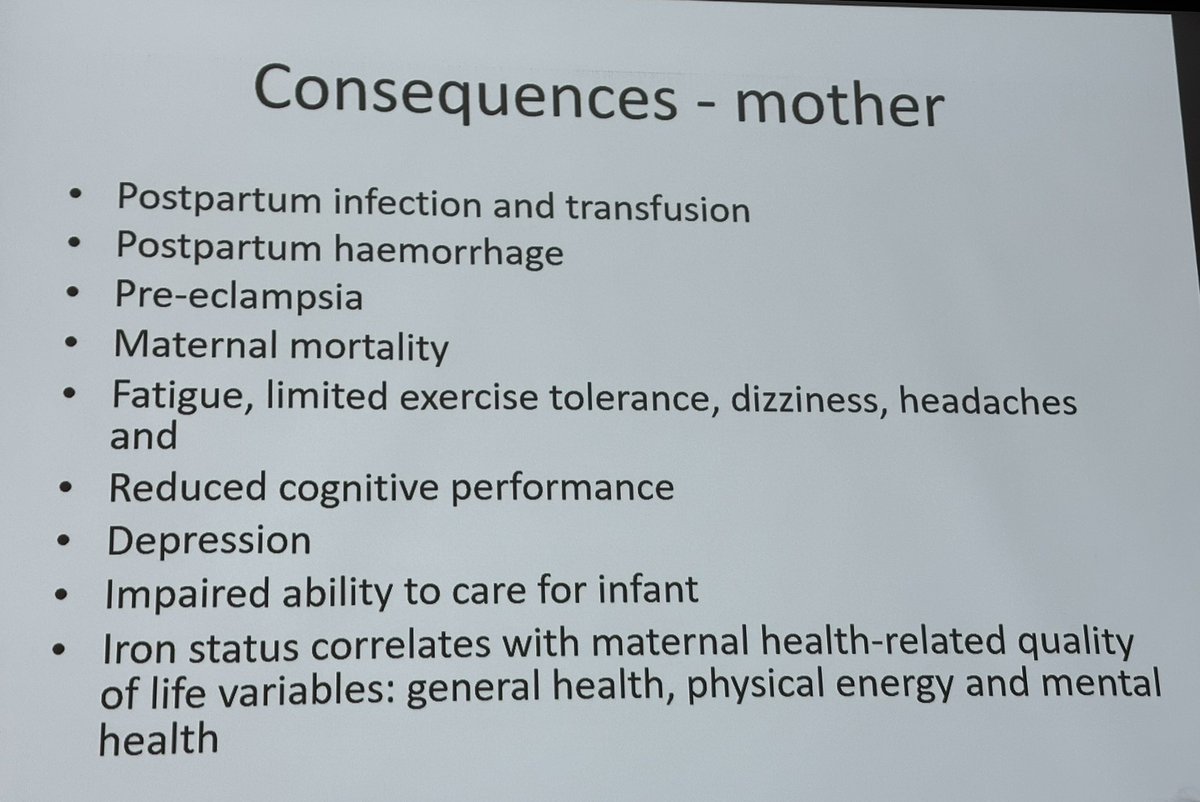 BuddicomEmily's tweet photo. Iron deficiency in pregnancy w Dr Andrew Klein 

Don’t focus on Hb - Symptoms are due to iron deficiency rather than anaemia. 

Less is more when it comes to oral iron - half a tab every 2nd day if taking with a glass of OJ between meals 

#ASM23SYD https://t.co/ObOJ5ERxks