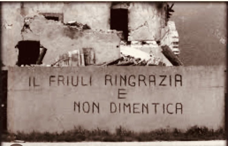 Il #Friuli ringrazia e non dimentica 💛💙 #6maggio #terremoto #6maggio1976