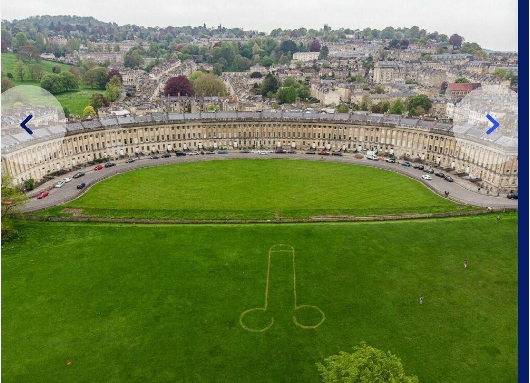alextopol's tweet photo. A huge obscene drawing appeared on the lawn at the site of the coronation party of King Charles https://t.co/0MM4fuieJq