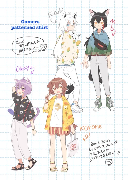 GWだから前描いたホロ本からGWっぽいふくのページ