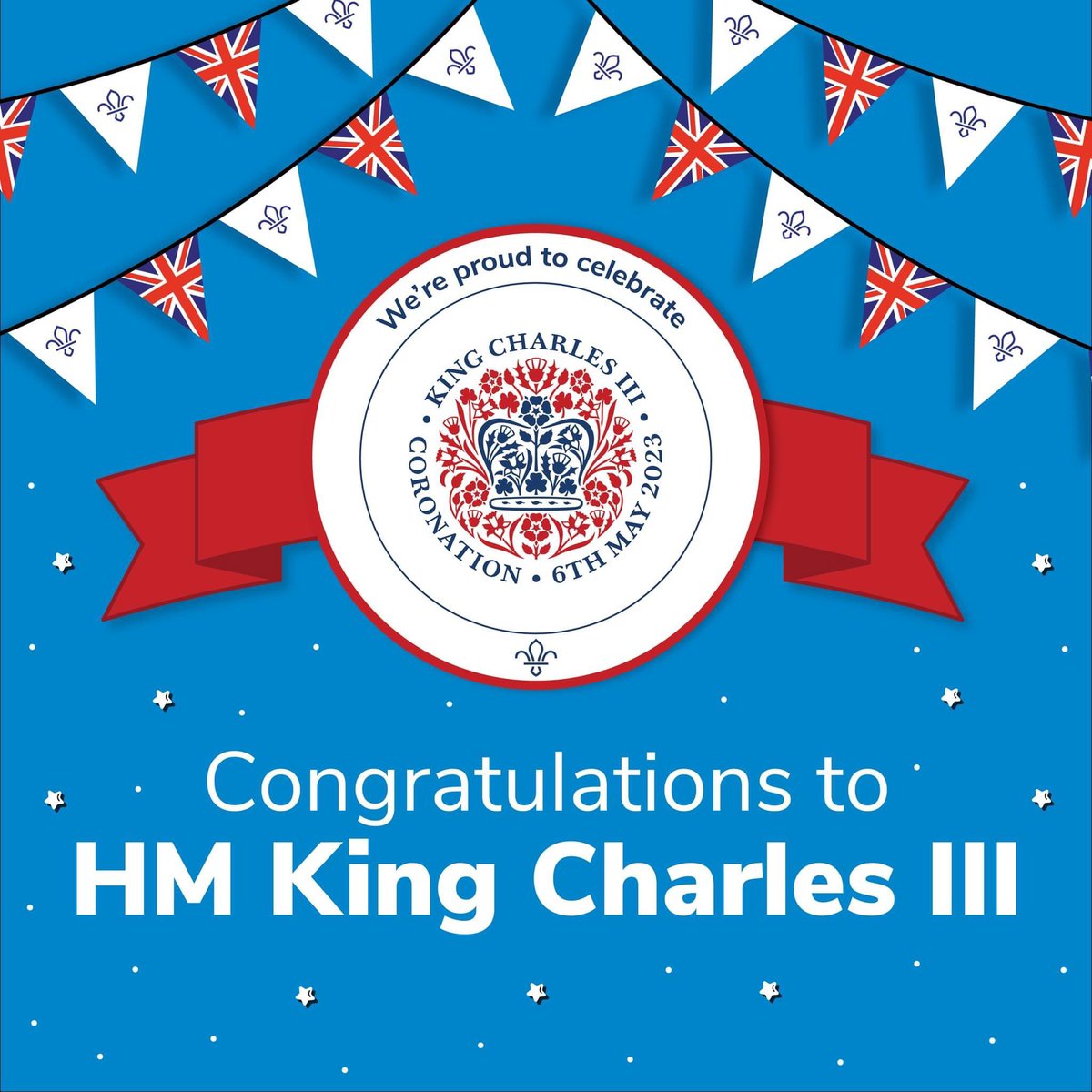 Today we’re celebrating the #Coronation of HM King Charles III. It’s an opportunity for us all to reflect on service to others, which is a key part of our Promise and values at  <a href="/scouts/">Scouts</a>.
#SystonScouts #SkillsForLife