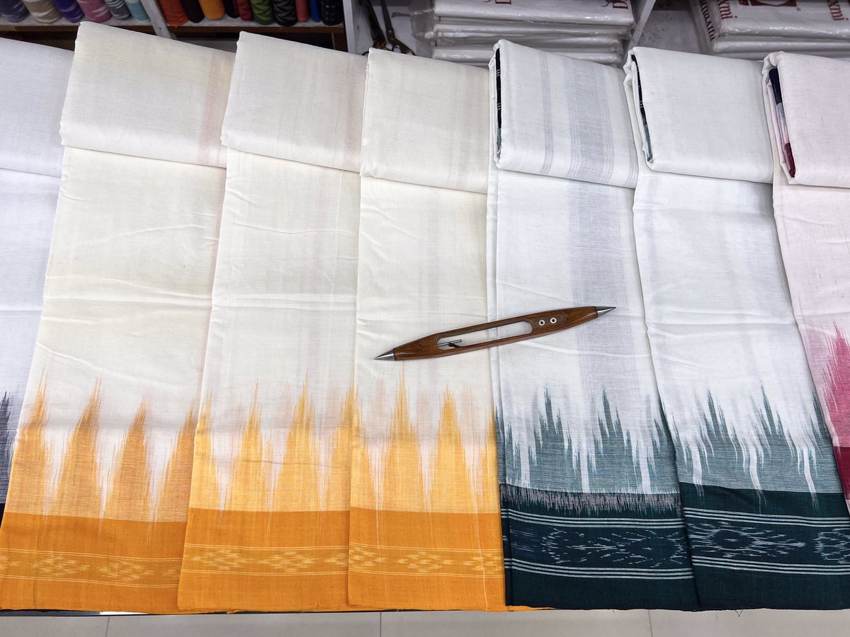 HandloomSaga's tweet photo. Pure cotton temple border #handloom dhoti chaddar #joda set for men. Authentic Odisha Handloom product for men by @HandloomSaga 
To order or for information: Contact us on WhatsApp https://t.co/WSGfcjHcoD https://t.co/DpdfoudncX