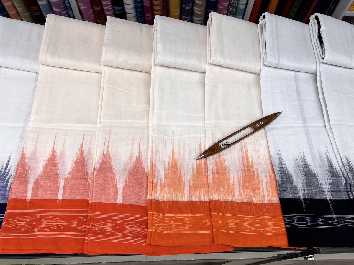 HandloomSaga's tweet photo. Pure cotton temple border #handloom dhoti chaddar #joda set for men. Authentic Odisha Handloom product for men by @HandloomSaga 
To order or for information: Contact us on WhatsApp https://t.co/WSGfcjHcoD https://t.co/DpdfoudncX