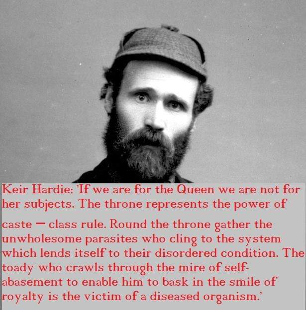 kennardmatt's tweet photo. Keir Hardie, founder of the Labour Party, on the monarchy.👇 https://t.co/Vou7U4vll6