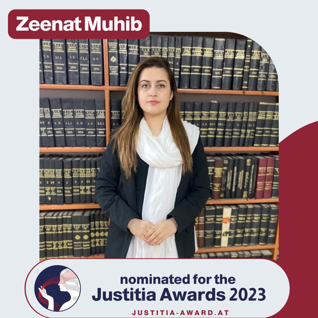 ZeenatKakakhel's tweet photo. Honored to be recognized among inspiring individuals, and be chosen as a nominee for the justitia award 2023.
#justitiaaward #womeninlaw #justitiaawardnominee https://t.co/Uf04luItVz