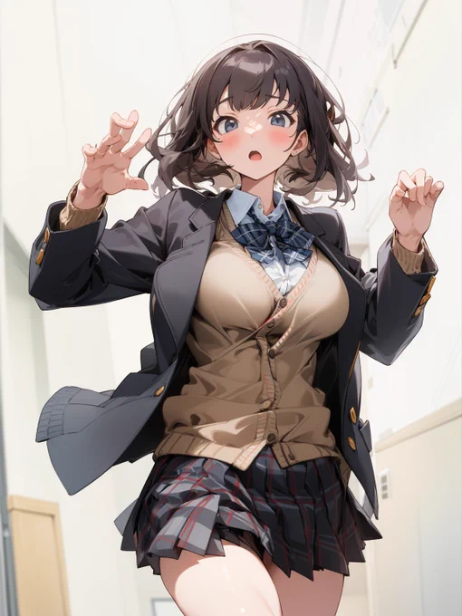 好きな形の手を描かせる「Depth map library and poser」の、  ①使用後 ②未使用 ③OpenPoseの骨格 ④Depth map(=描かせたかった手の形)  この機能を使ったからと言って、自由自在・思いのまま……って感じではないなあ。#AIart #AiArtworks #AIマンガ #StableDiffusion #AI呪文研究部