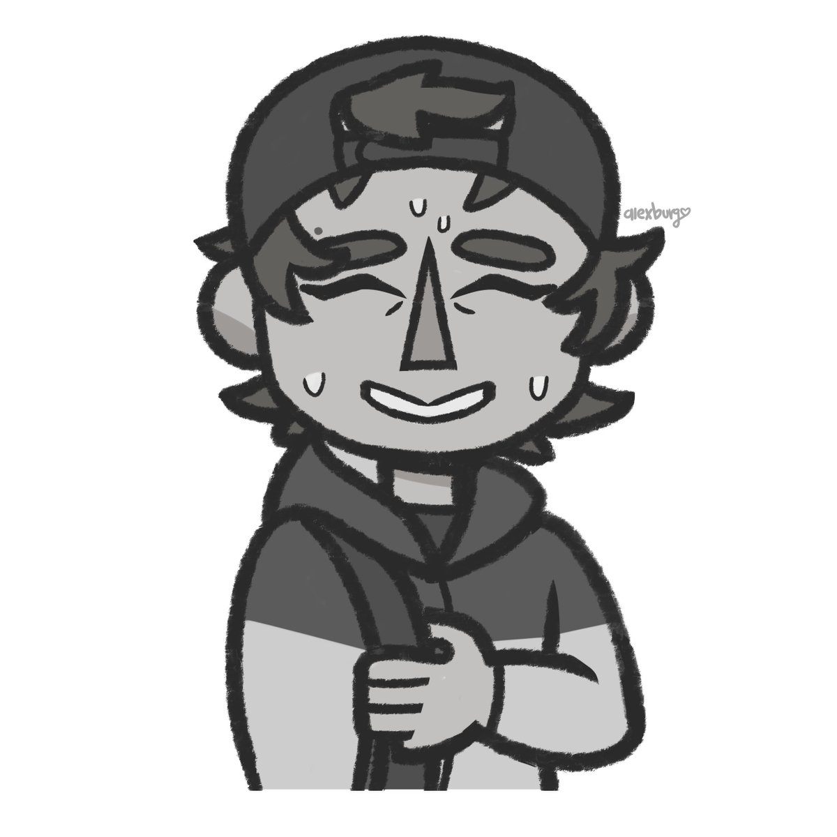 _Alexburgo's tweet photo. Luzu después del entreno del día #luzufanart https://t.co/LipmLYNRIv