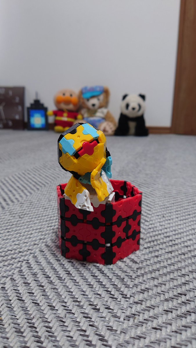 Mindyowame's tweet photo. ニックネーム LaQ博士になりたい
年齢　6歳
タイトル 井戸からおばけが！

怖いようでかわいくもあり

@LaQbl
#2023年5月LaQ芸術祭 https://t.co/KFHM3kpSLE