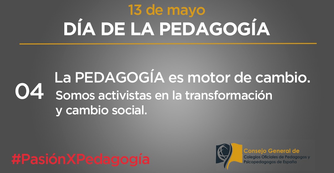 ProColPedMadrid's tweet photo. Recuerda la fecha: 13 de mayo
#pasiónXpedagogía #motorcambio #pedagogía #psicopedagogía #procolped https://t.co/wmUGbK7nmG