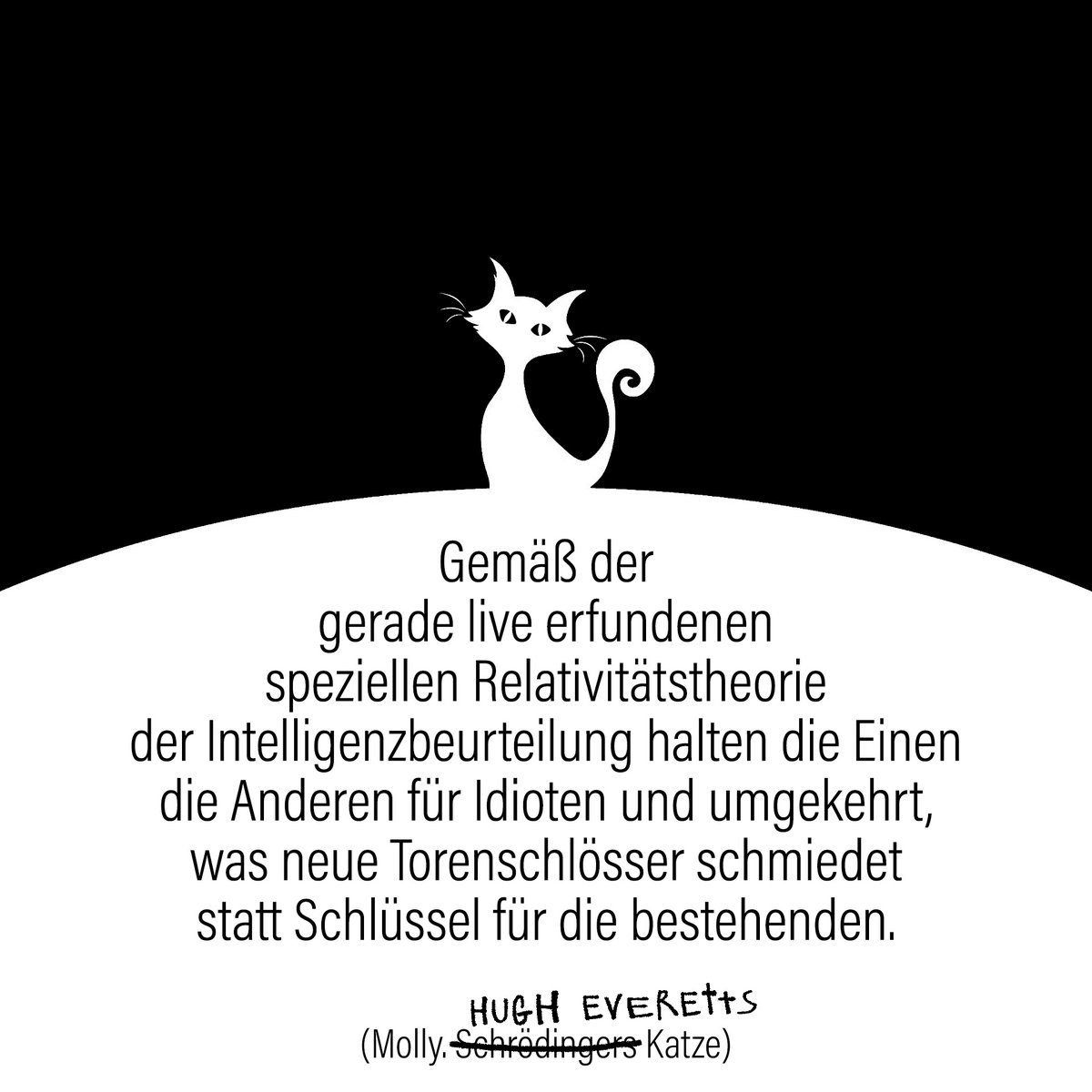 kultumea's tweet photo. Sie meldete sich wieder, die multidimensionale Hyperkatze.

Heute: Intelligenzbeurteilung, mollyfiziert.

#mollyfikation #hugheverettskatze
#einstückmehrlebensglück
#wattefloh (#wäh?!)
#friedenskoch (#wäh?!)
#gen<3 (#wäh?!) https://t.co/fzDCL1pJSM