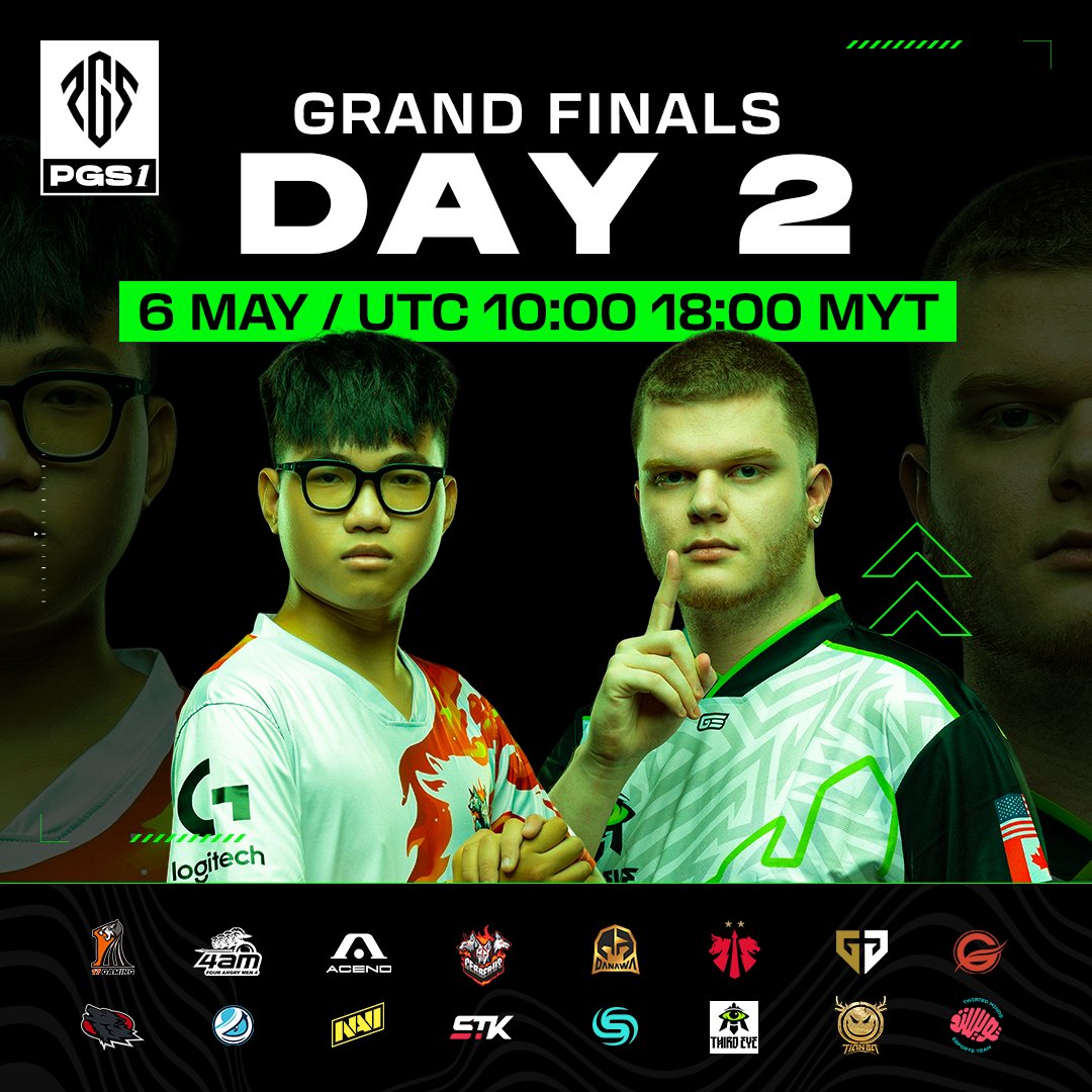 PUBGEsports's tweet photo. The 2⃣ day of Grand Finals will be even more intense!

🏆 PUBG GLOBAL SERIES 1
⚔️ Grand Finals D2
📅 6 May
⏰ 18:00 MYT / 19:00 KST / 17:00 ICT / 12:00 CEST / 03:00 PDT
💻 https://t.co/ZW4DUbp2EP

#PUBG #PUBGEsports #PGS1 https://t.co/T4TwPY6b3i