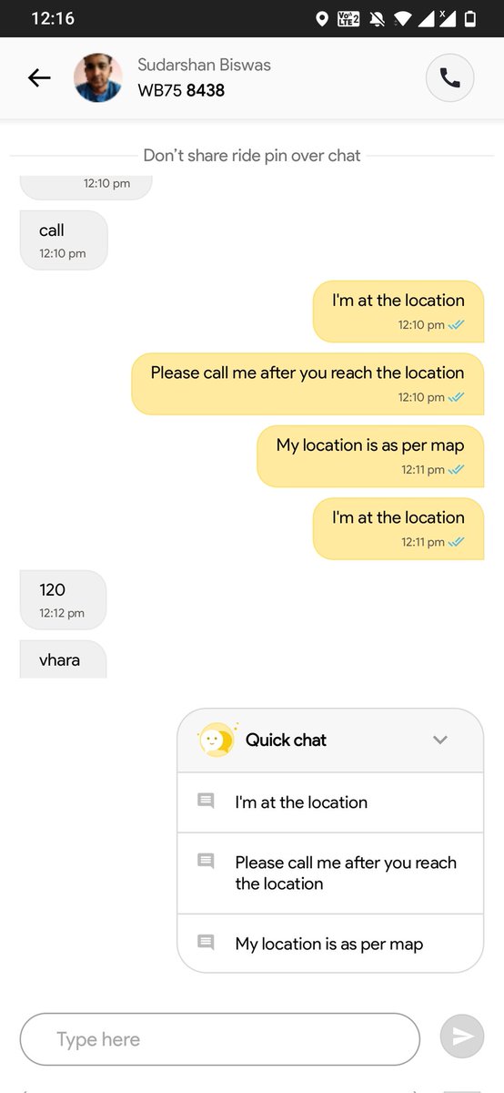 Mohitbavaa's tweet photo. @rapidobikeapp after waiting for 40+ mints all your driver ask to pay extra like double of ride fare otherwise they cancel what is this behaviour? @PMOIndia please banne such bike service app who waste time of customer such uneducated driver rapido hires..@Olacabs @UberINSupport https://t.co/cqtuVX03AJ