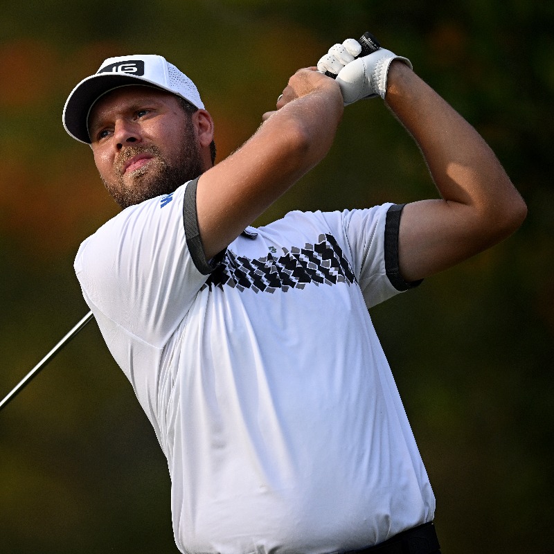 DPWorldTour's tweet photo. 11/11 cuts made ✅

Q-school graduate @danbrown212 hasn't missed a cut all season.

#DS80OpendItalia