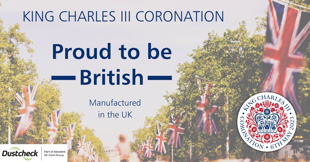DustcheckDust's tweet photo. Dustcheck would like to congratulate King Charles III on his Coronation.

All Dustcheck products are Manufactured in the UK and we are very proud of our British heritage.

https://t.co/h1Oi3FAKBh

#Coronation #ukmfg #manufacturedintheuk https://t.co/m0r4y6KreO