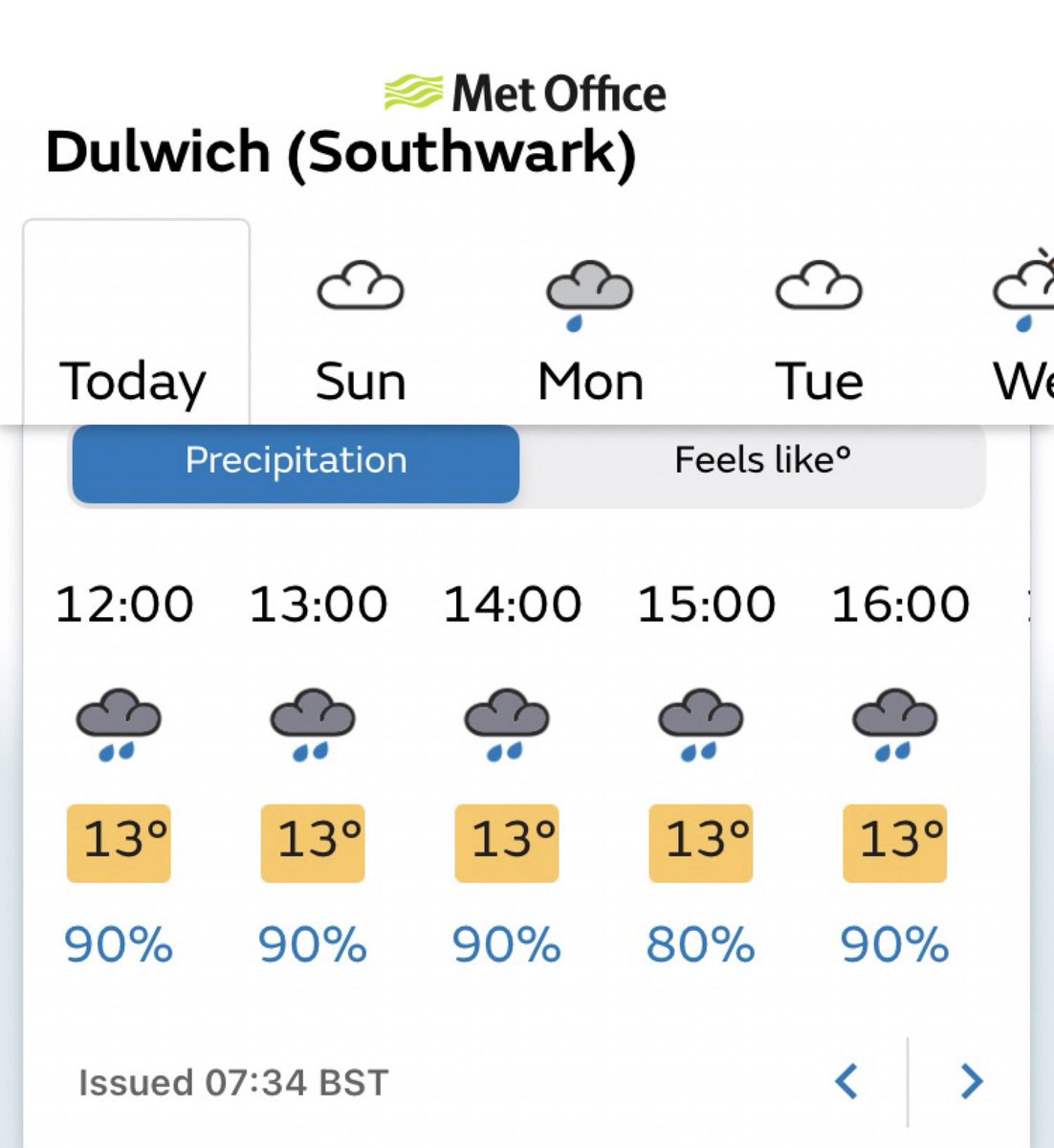 SuttonCricket's tweet photo. @SuttonCricket @suttonwomensCC #SuttonCricket @SurreyChamp @Surreychampnews
After enjoying a brief bout of lovely weather, it’s back to the recent norm. Rain at the weekend! Hope that @dulwichcc v @SuttonCricket avoids the showers and we get the game on. https://t.co/0uBlSgZvV8