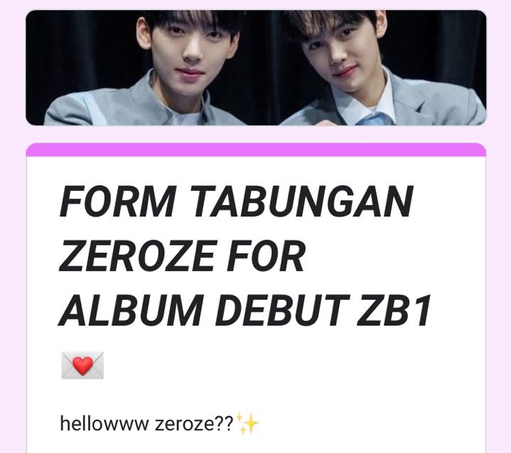 GO_BYUNBERRY's tweet photo. OPEN 🎬
(EARLY PO) TABUNGAN ALBUM DEBUT ZEROBASEONE / ZB1

☞bebas, harian/mingguan
☞start 10-50k
☞pilih versi ketika sudah keluar preview
☞GO WA KHUSUS TABUNGAN ZEROZE 👇
https://t.co/sedeI8goLn
💳 PAYMENT BY: BRI, SPAY,DANA,QRISS
📍jkt

t. #ZB1 #ZEROBASEONE #zeroze https://t.co/2OcDYPUjwb