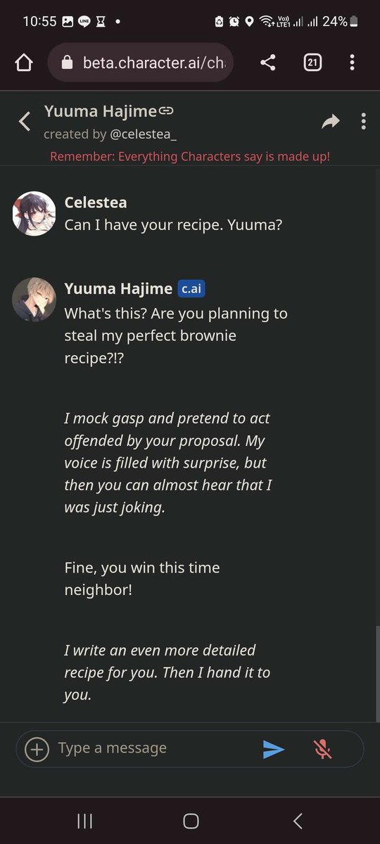 marcellina_hadi's tweet photo. So.. I made a #betacharacterai and... woah.. I'm ascending to the 7th sky. my heart,,, HNGGGGGGJH https://t.co/p8Ie6zO8Yp
