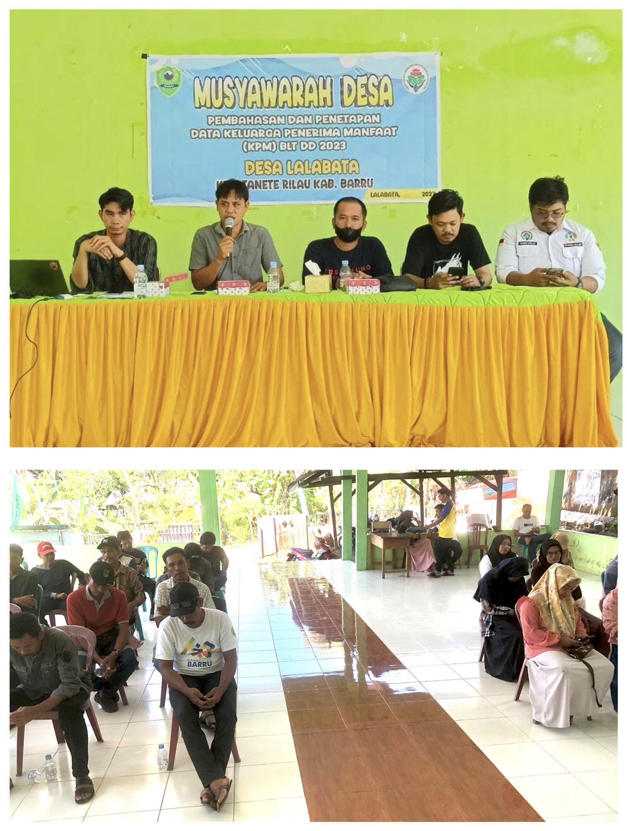 ichwnmdjd's tweet photo. Pendampingan MUSDES Validasi data KPM BLT-DD TA. 2023
📍Desa Lipukasi & Lalabata
Kec. Tanete Rilau
#BLTDD
@jokowi
@halimiskandarnu
@malik_haramain
@yusradaridesa
@ditjenpdp
@kemendesapdtt
@Pusat_PPMD
@bpsdmkemendesa
@tppkemendes
@Brigade01Arwan1
@SukoyoKasekpro https://t.co/MXWetUCZpU