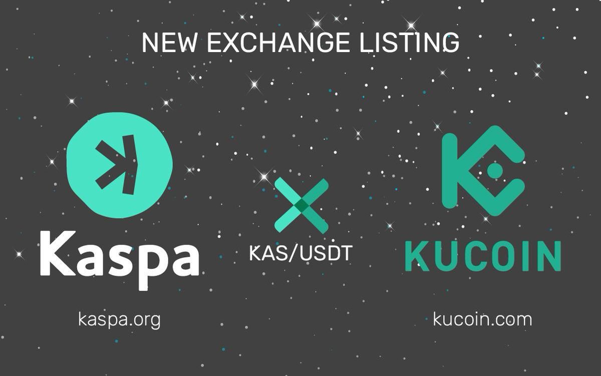 PlanMoonz's tweet photo. Good news. $KAS &amp; @kucoincom 
We will see $KAS on more exchabge soon 🚀🚀🚀
@okx @BithumbOfficial @cryptocom @krakenfx @bitfinex @Bybit_Official @coinbase @cz_binance ..... https://t.co/WZpTtJcgTY