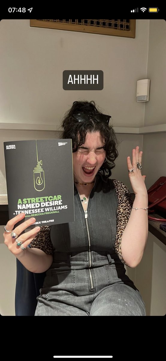 lottie_lemoss's tweet photo. had the EXTREME pleasure of winning the lottery and seeing A Streetcar Named Desire last night and oh boy…. THATS what theatre is about. Still reeling from the raw performances on stage- just wow. Grateful to have been able to see such a show ❤️ https://t.co/jC4SUdmMXH