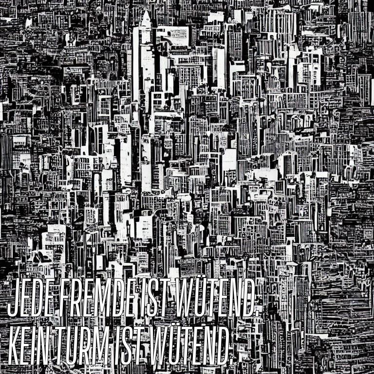JTOCHAST_TFXFE's tweet photo. JEDE FREMDE IST WÜTEND. KEIN TURM IST WÜTEND.
[𝔡𝔢𝔠𝔞𝔶 𝔯𝔞𝔱𝔢: 6] https://t.co/o0HYnuaByh
