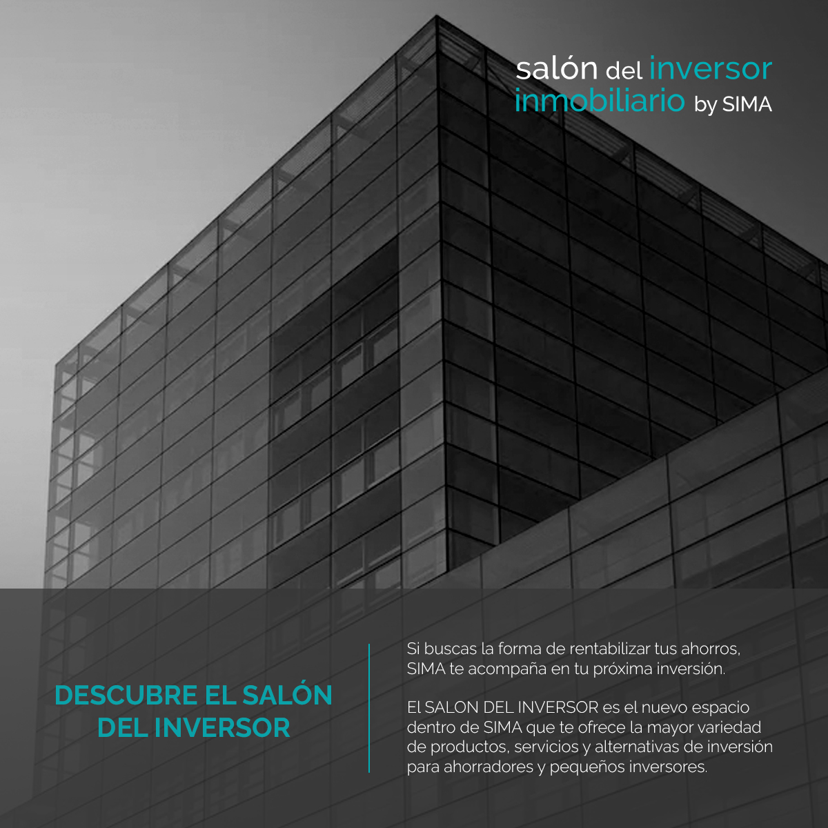 ¿Buscas es la forma de rentabilizar tus ahorros? SIMA te acompaña en tu próxima inversión.

El Salón del Inversor Inmobiliario ofrece la mayor variedad de productos, servicios y alternativas de inversión.

🗓️ Del 24 al 27 de mayo en IFEMA:

simaexpo.com/salon-del-inve…
