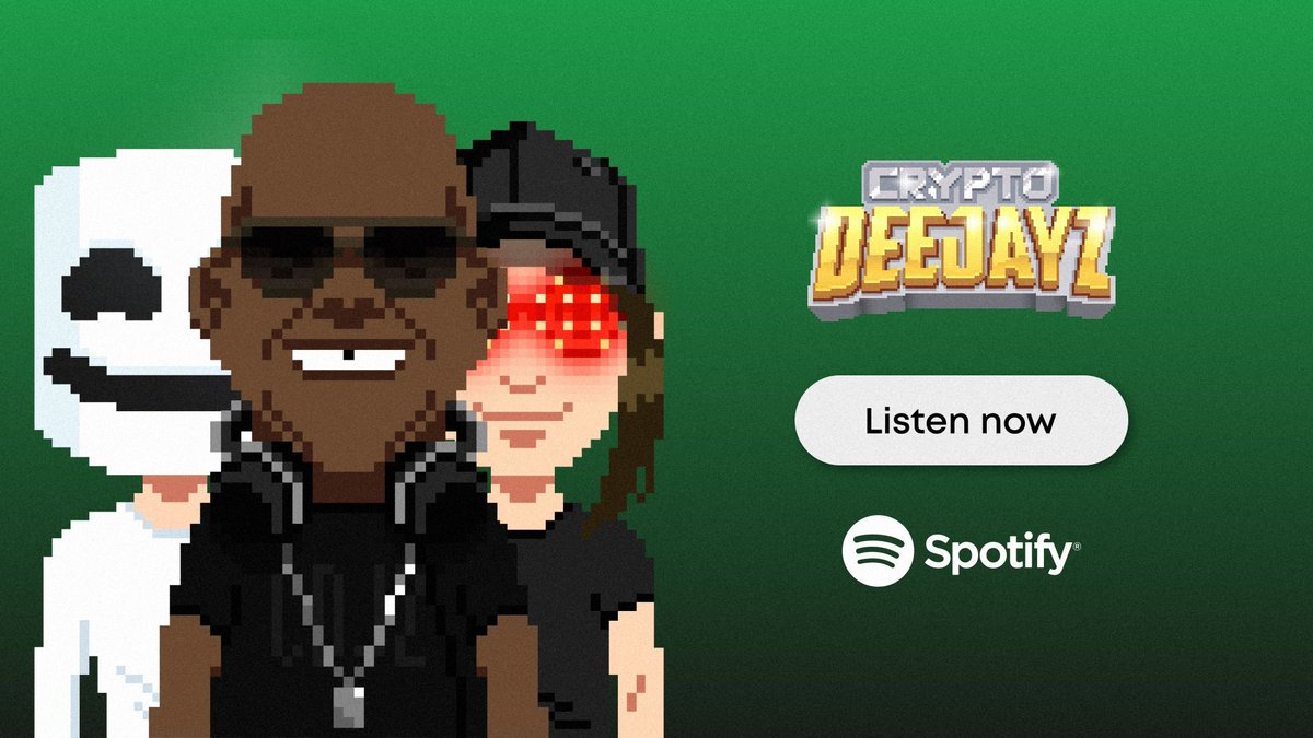 cryptodeejayz's tweet photo. Saturday is here, our special CryptoDeejayz playlist is there to follow you all day long! πΆ
Enjoy your day with tracks carefully selected by our team! π₯
Link: https://t.co/bZoTWn36Xu
#CryptoDeejayz #NFTProjects #SaturdayPlaylist
